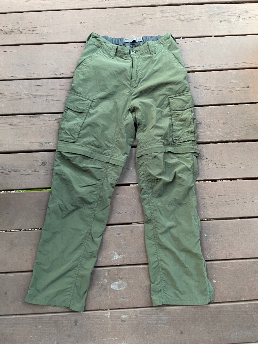 REI Co Op - Green Convertable Hiking Pants - Size S - 30L